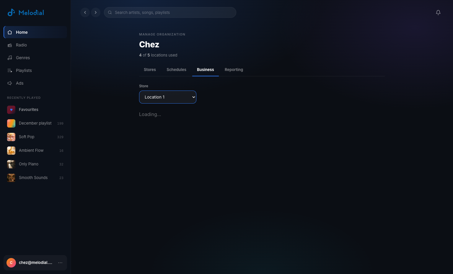 Select the new user you created