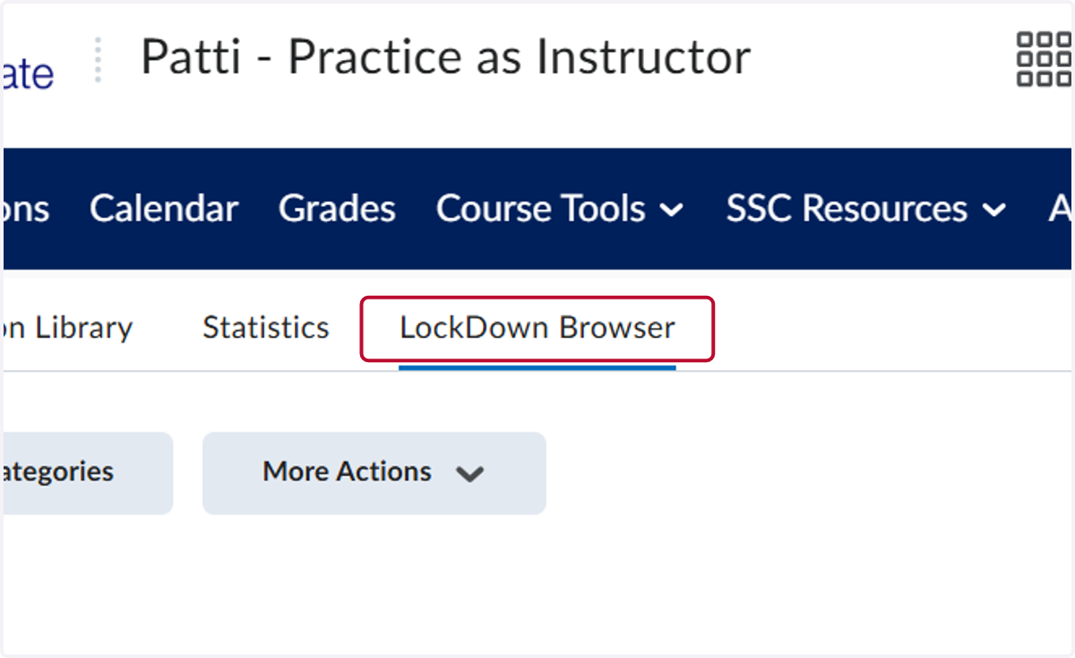 Click on LockDown Browser
