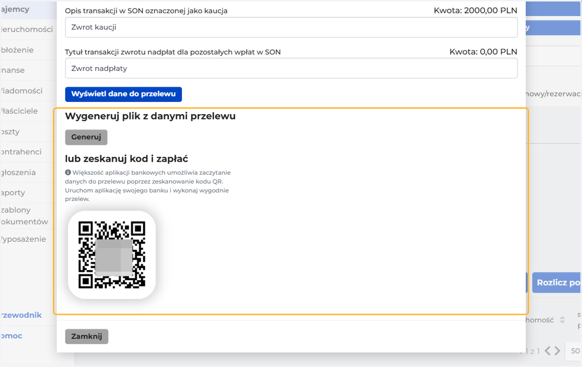 Lub w aplikacji bankowej zeskanuj kod QR i zapłać