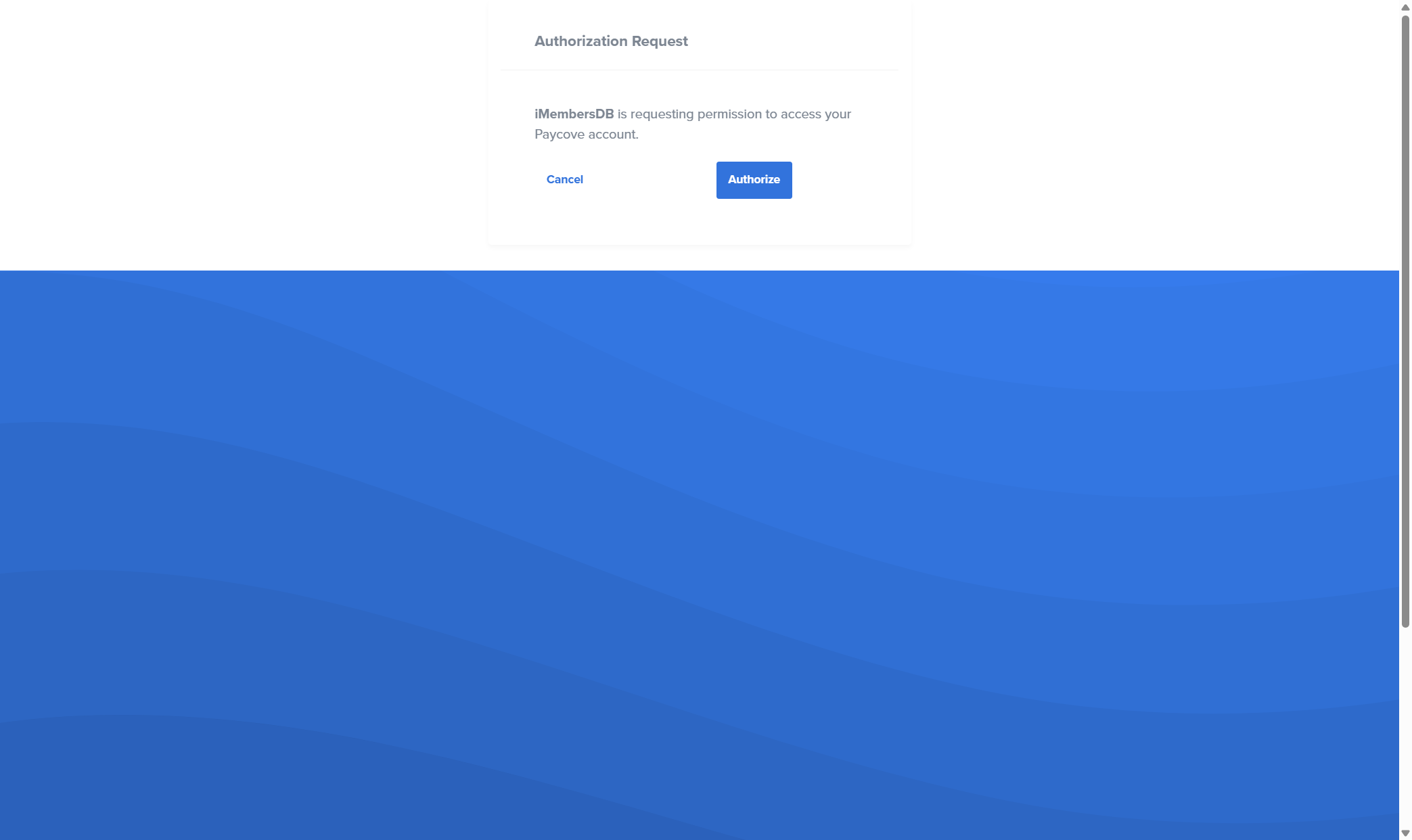 Click on Authorize