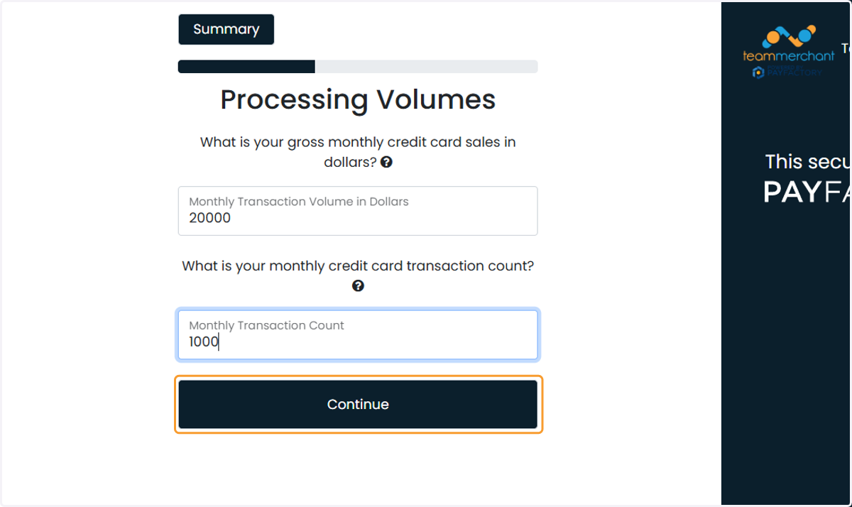 Fill in the dollar amount and count of transactions for your biggest month