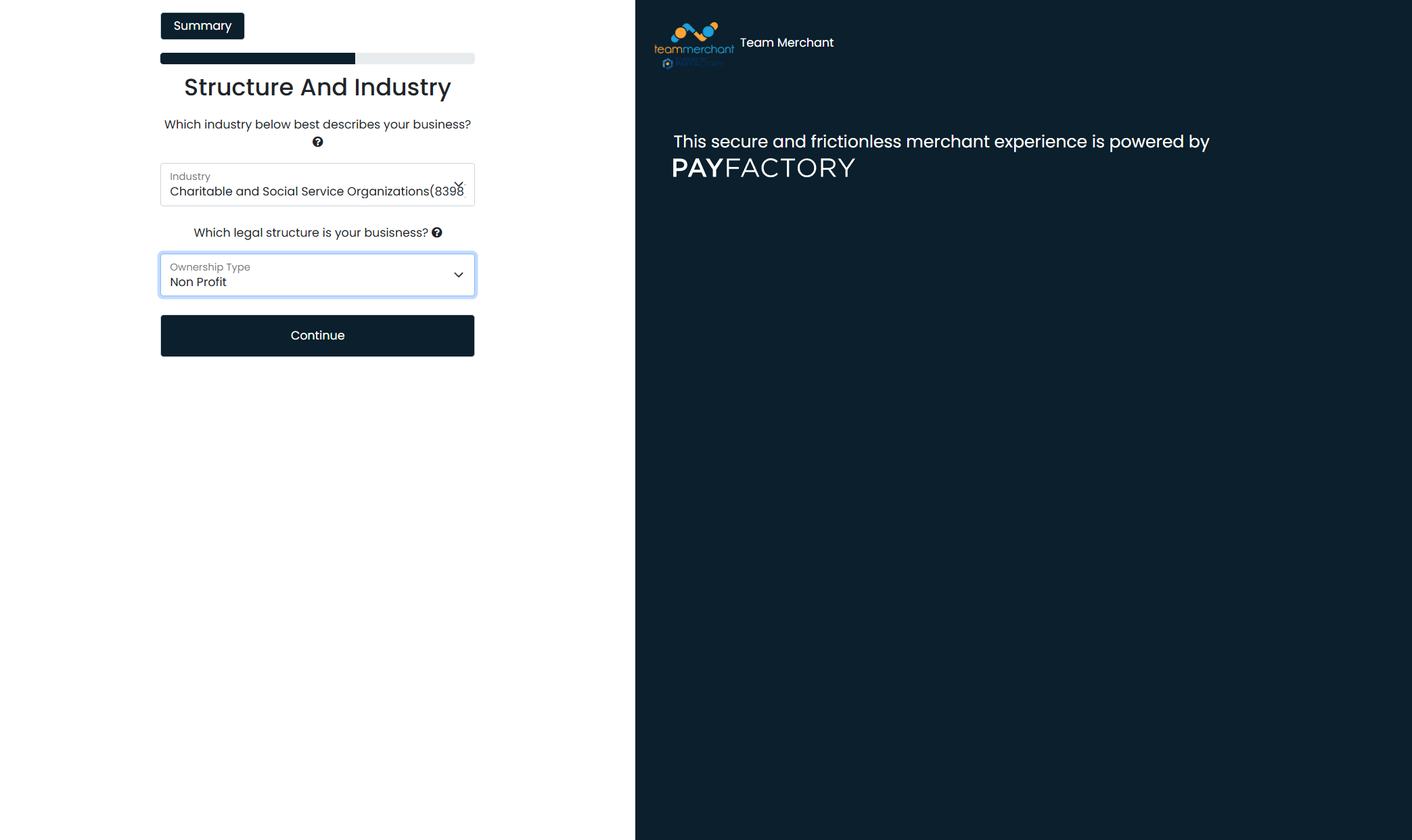 Select Non Profit from Ownership Type