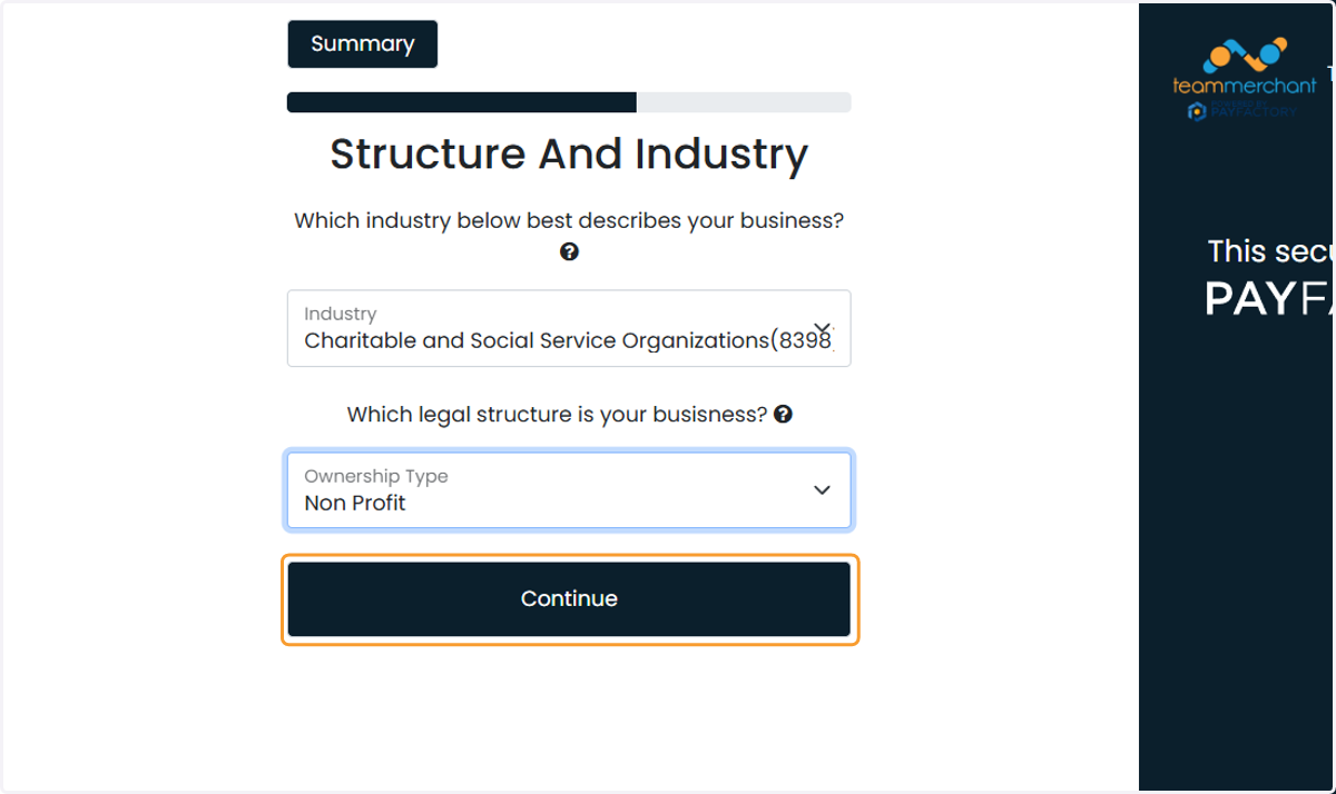 Select Non Profit from Ownership Type