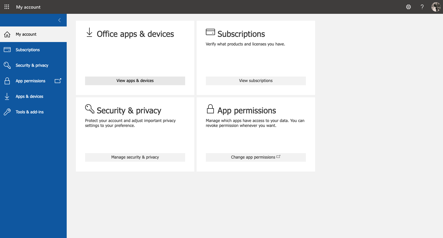 Click on View apps & devices