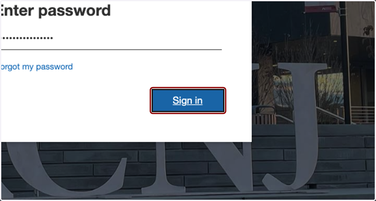 Click on Sign in