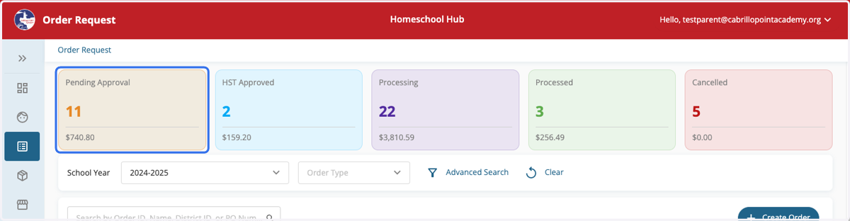 Order Status