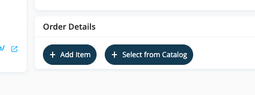 Select Method for Entering Details