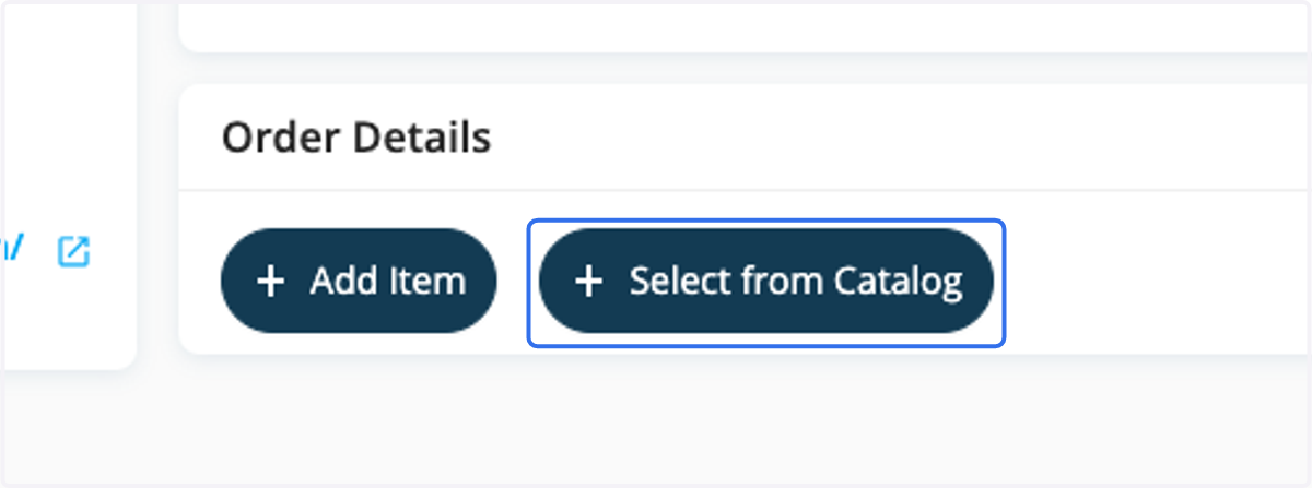 Select Method for Entering Details