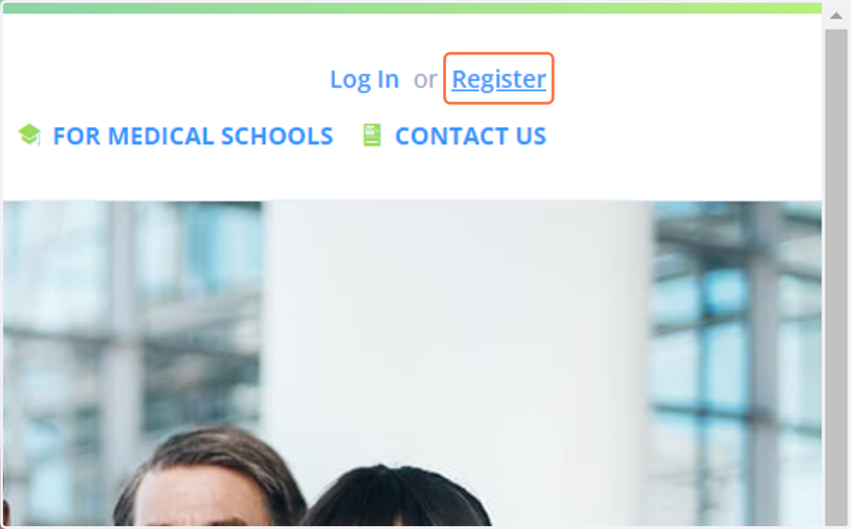 Click on "Register" to register your program.