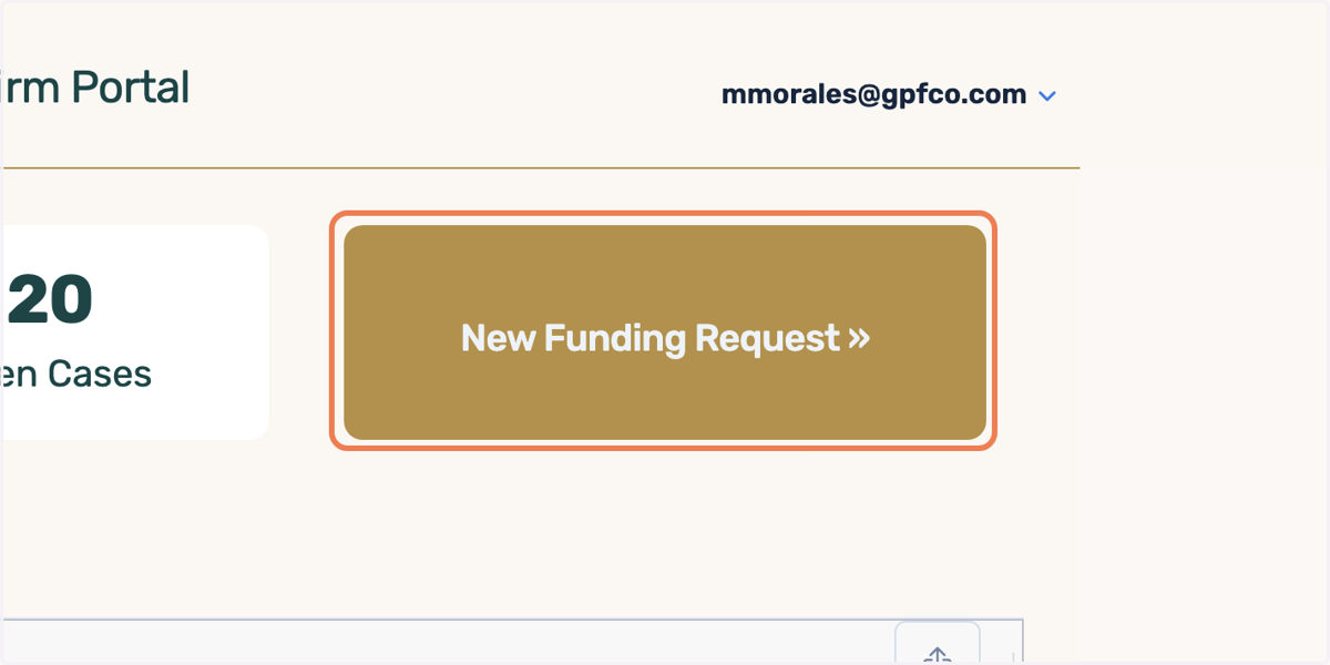 Click on New Funding Request »