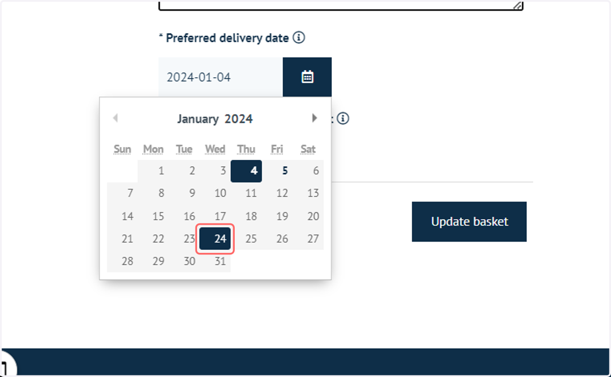Date picker