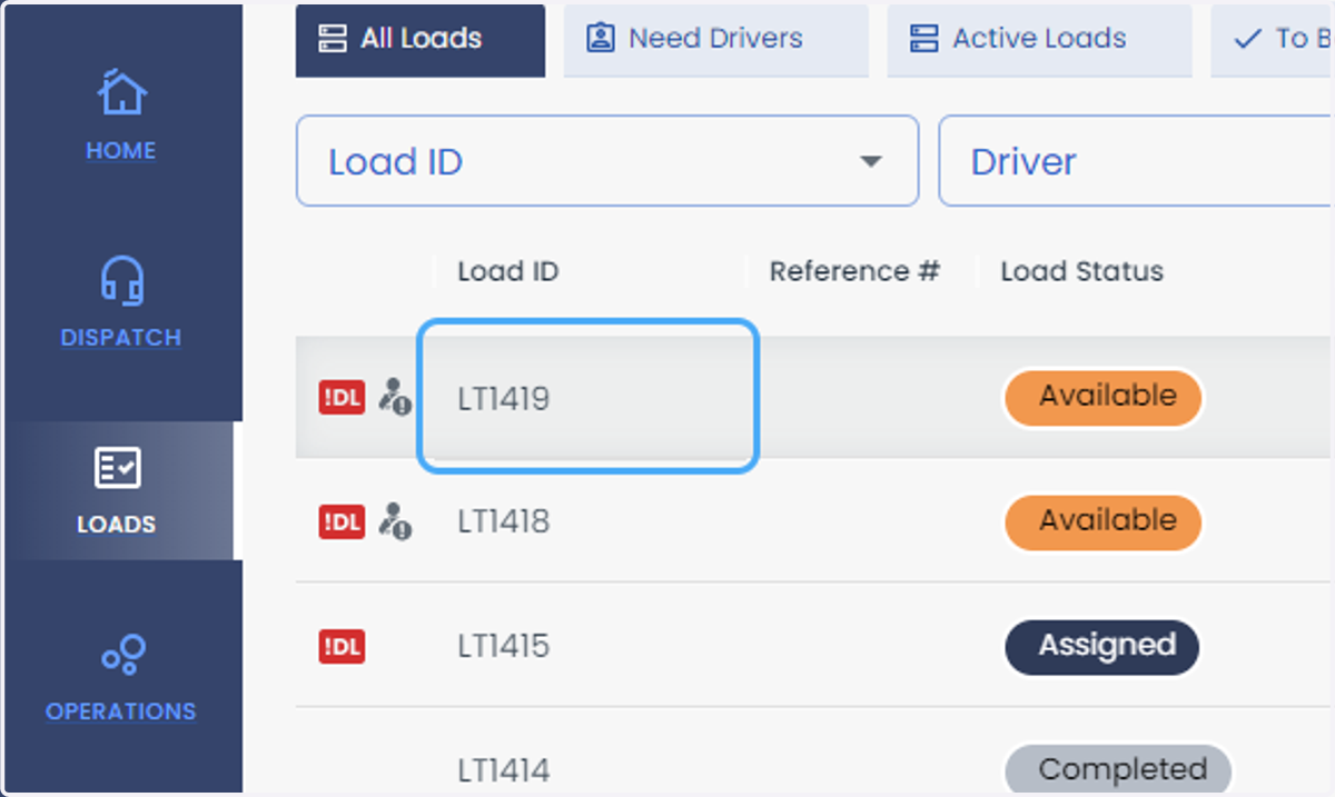 Select the load