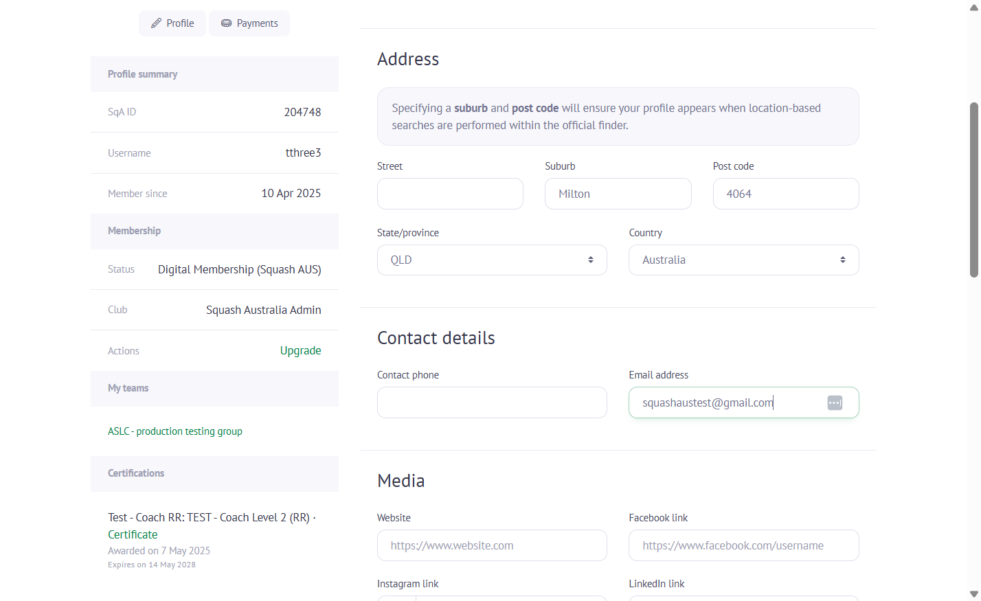 You may choose to include your professional email address to make it easier for people to get in touch with you.