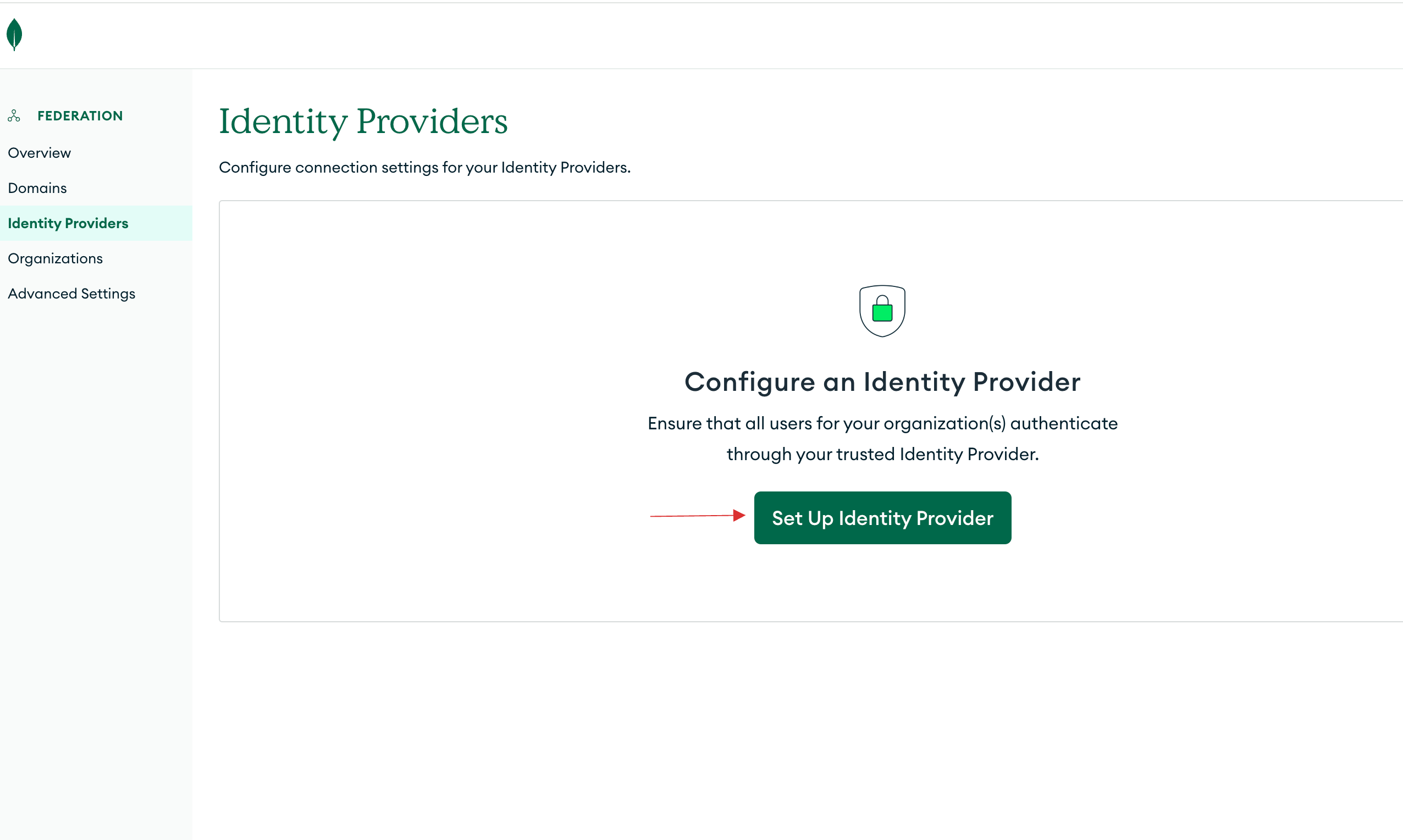 Setup Identity Provider