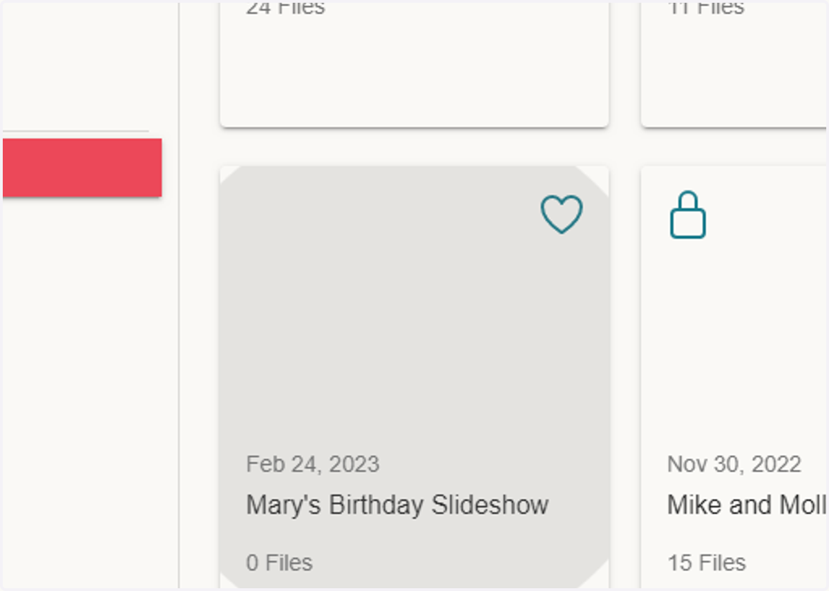 The folder will appear in your folder list where it belongs in alphabetical order.
