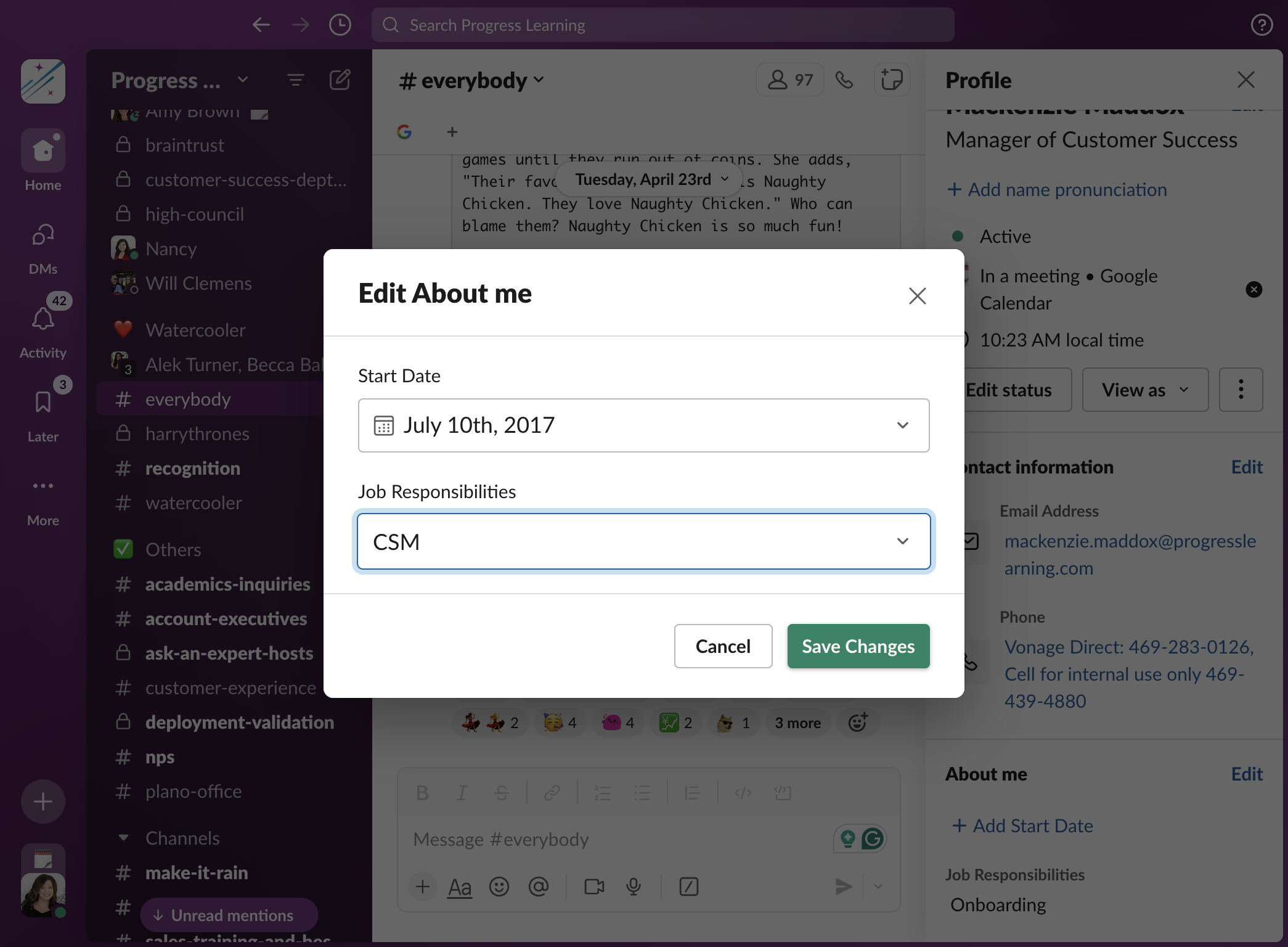 Click on Save Changes