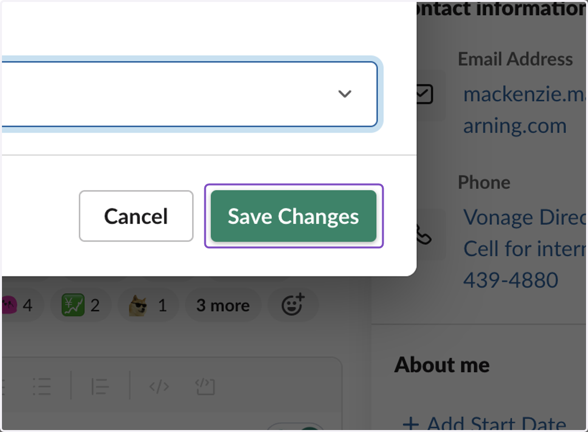Click on Save Changes