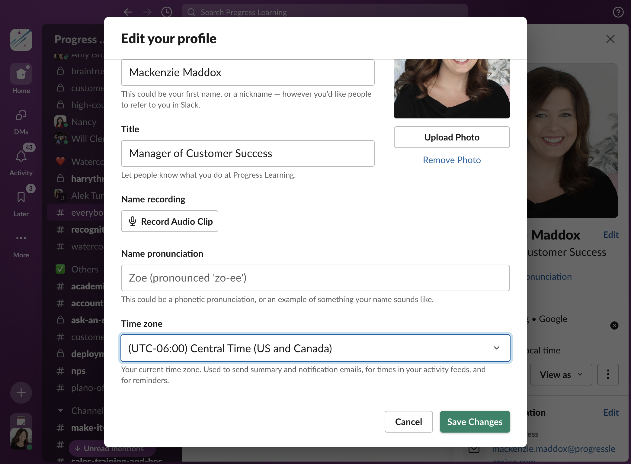 Click on Save Changes
