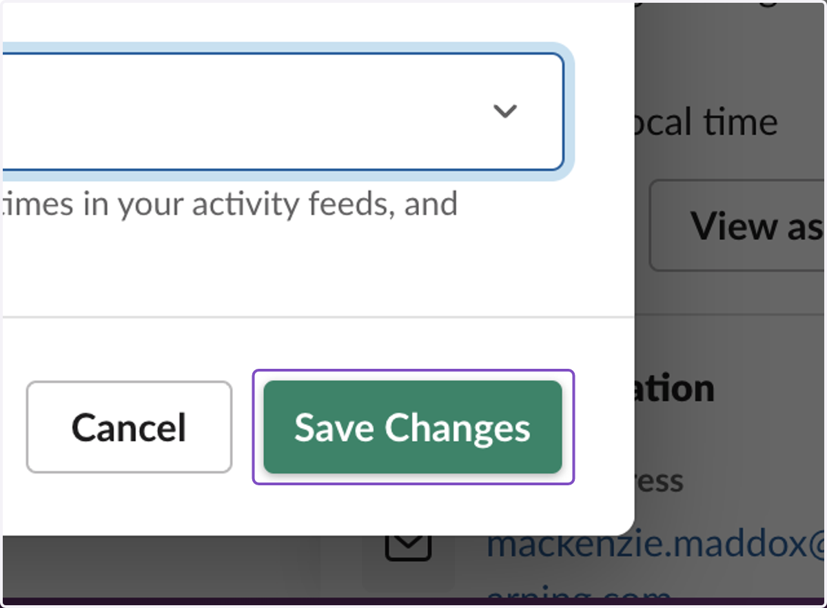 Click on Save Changes