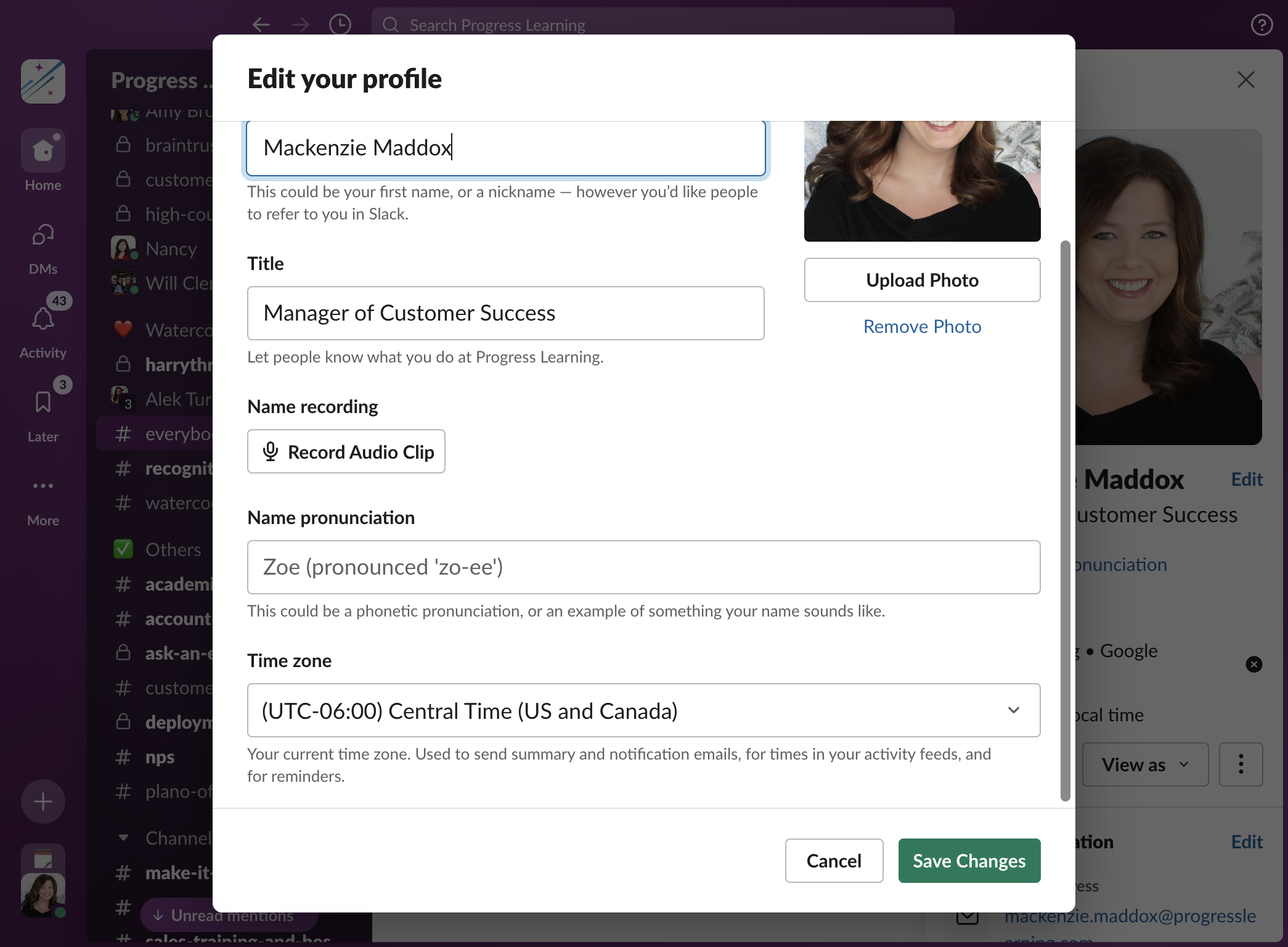 Ensure your Title is accurate