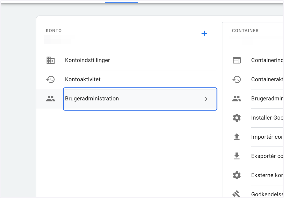 Click on Account access