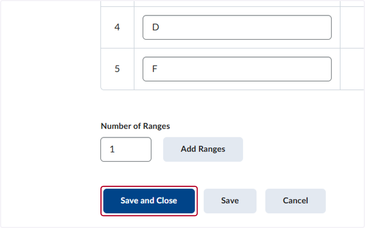 Click on Save and Close