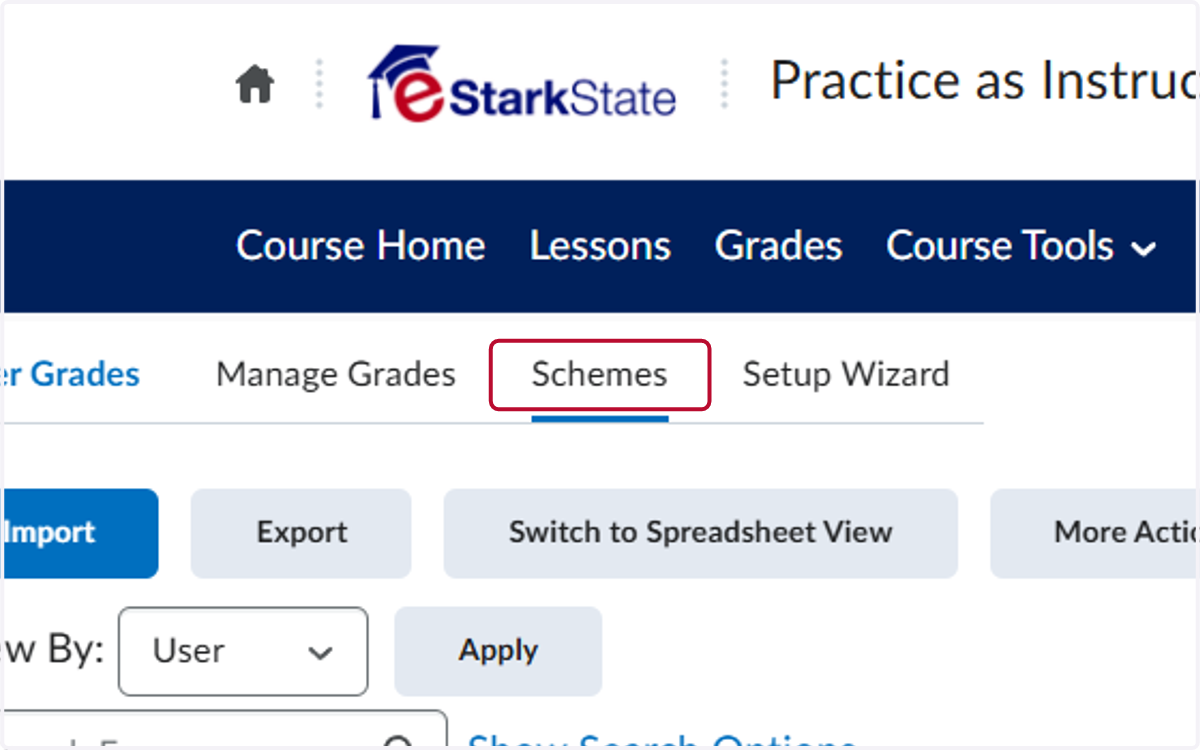 Click on Schemes