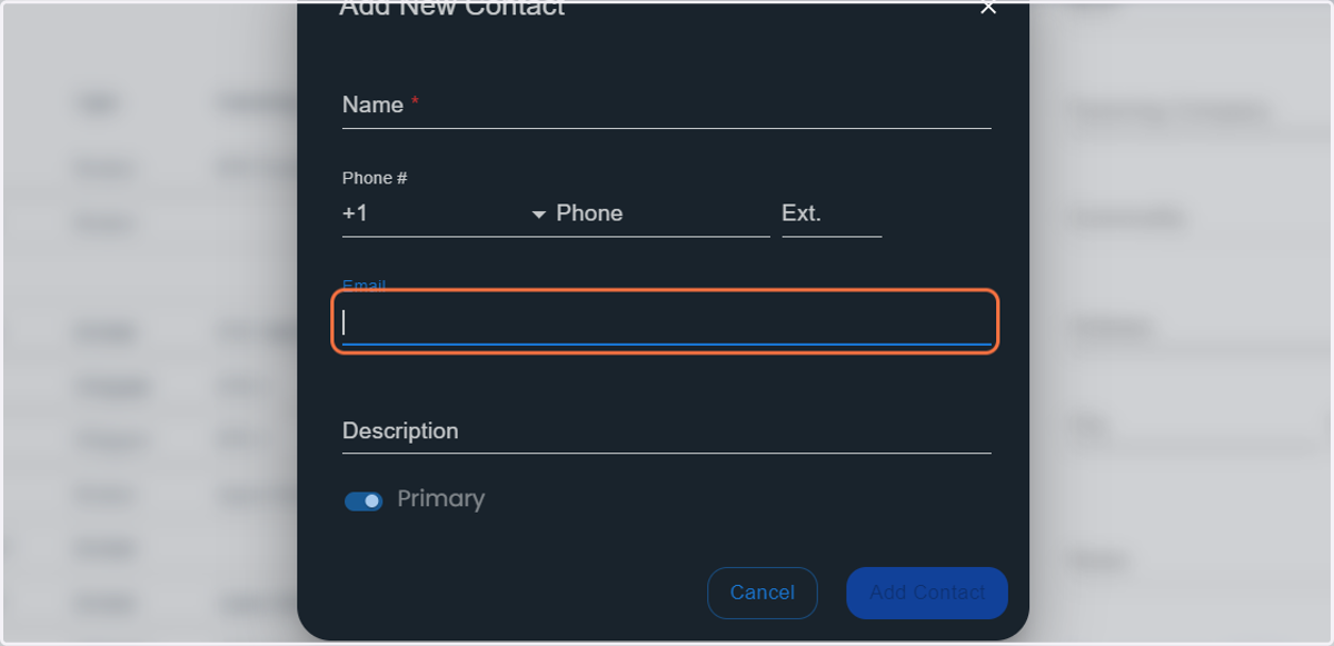 Enter the Description