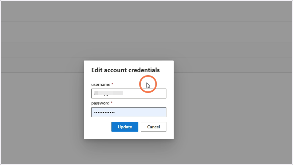 Enter your lola username and password