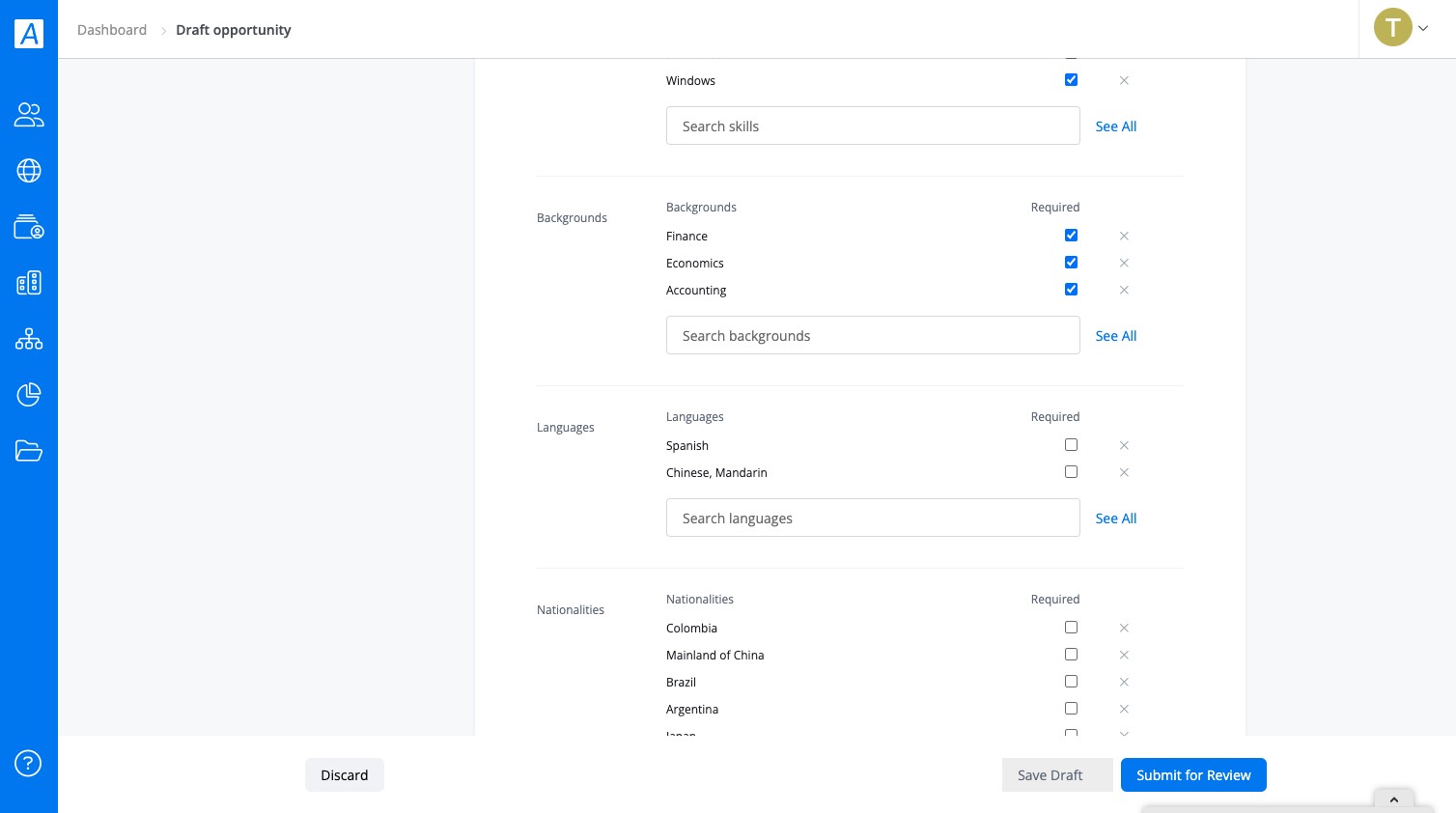 Click on Search backgrounds