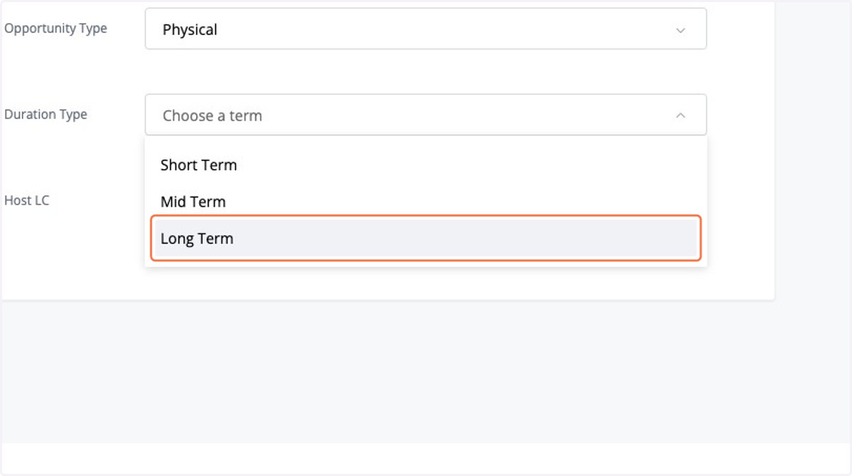 Choose Duration