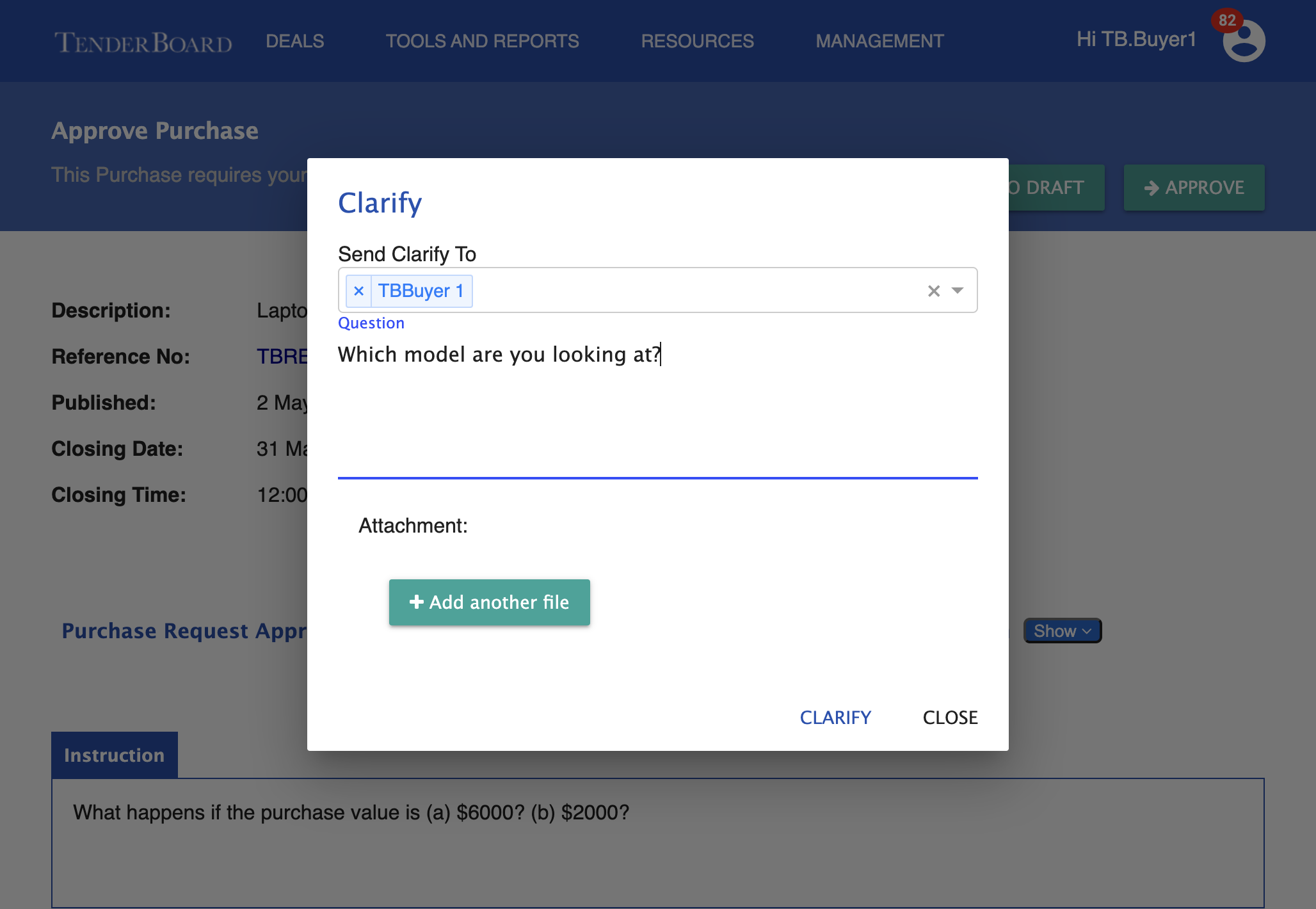Type out your enquiry