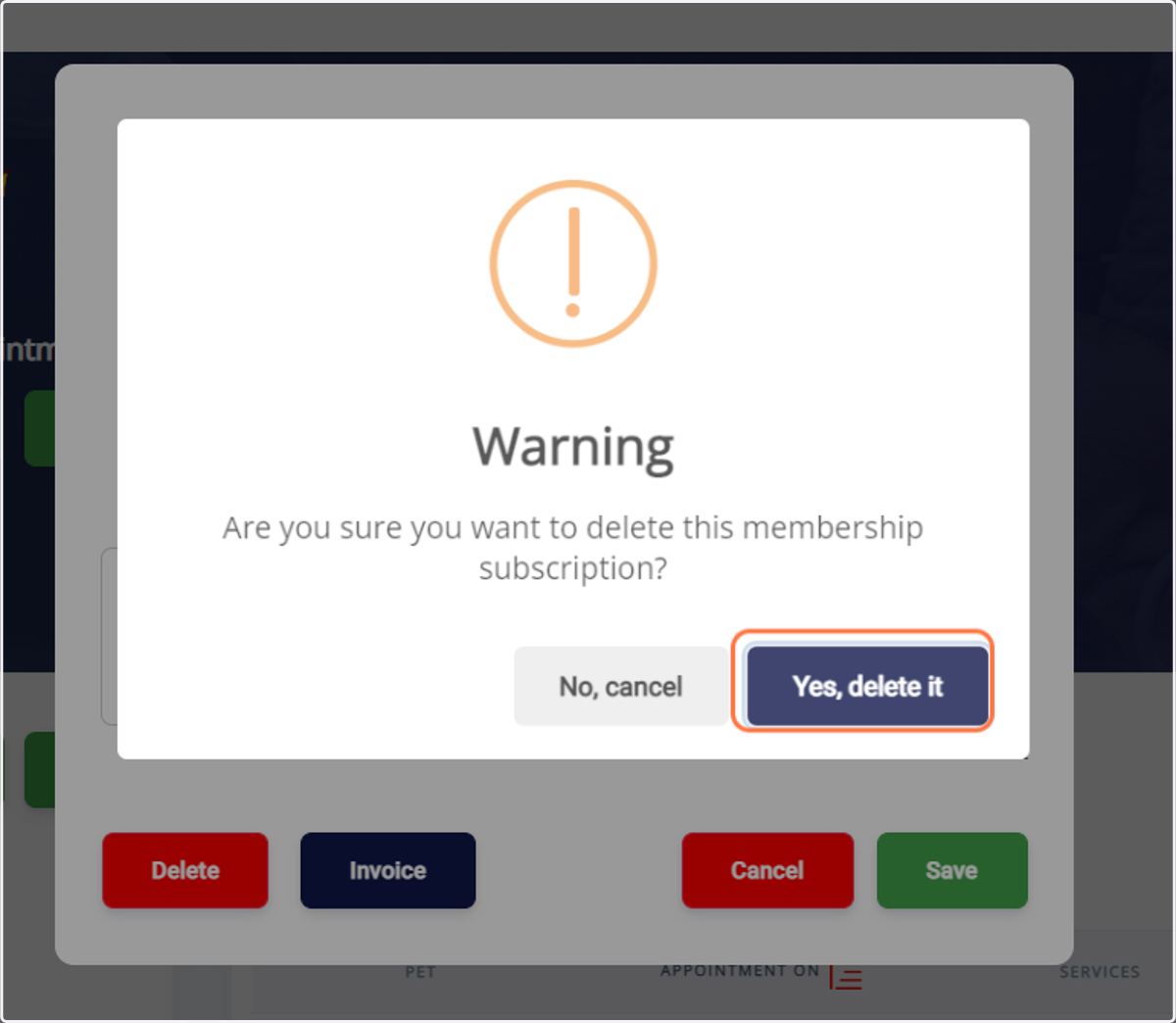 Then, you will see a pop-up screen to confirm. Click on Yes, delete it to finalize.