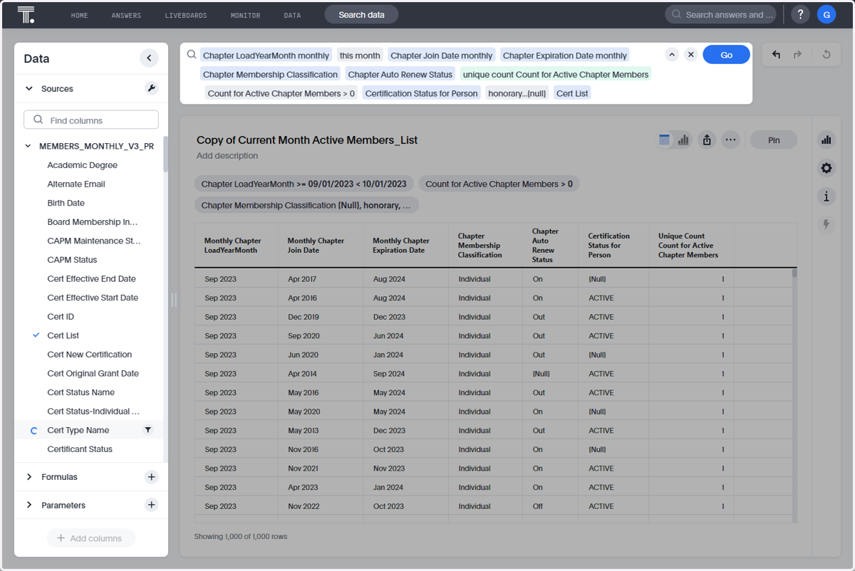 Double Click on Cert Type Name