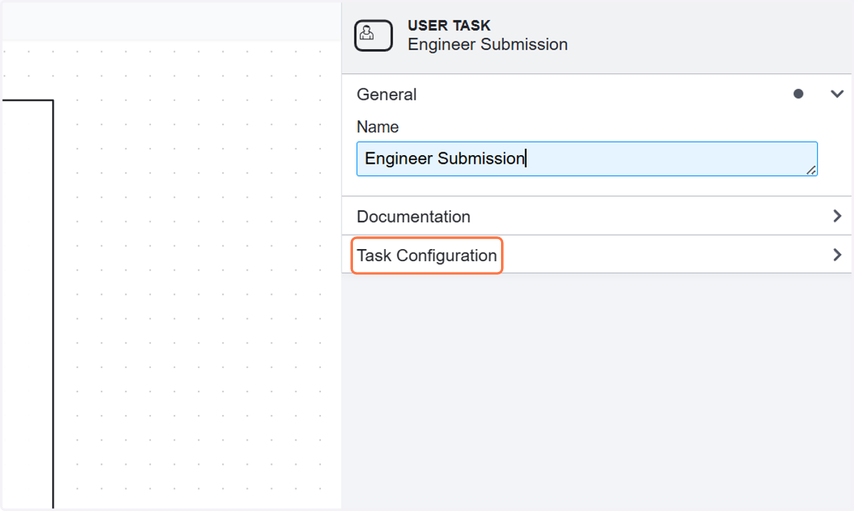Click on Task Configuration