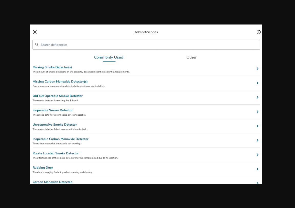Select the defect or defects that correlate with the issue you're calling out.
