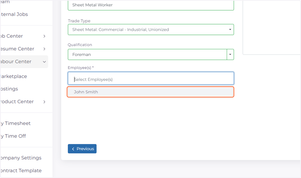 Select Employee