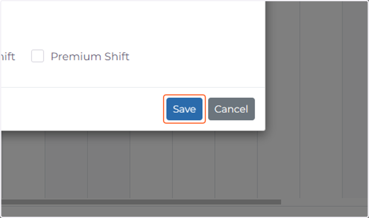 Click on Save