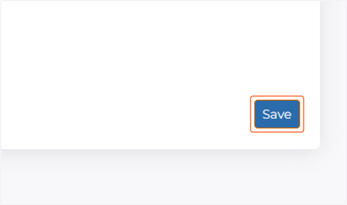 Click on Save