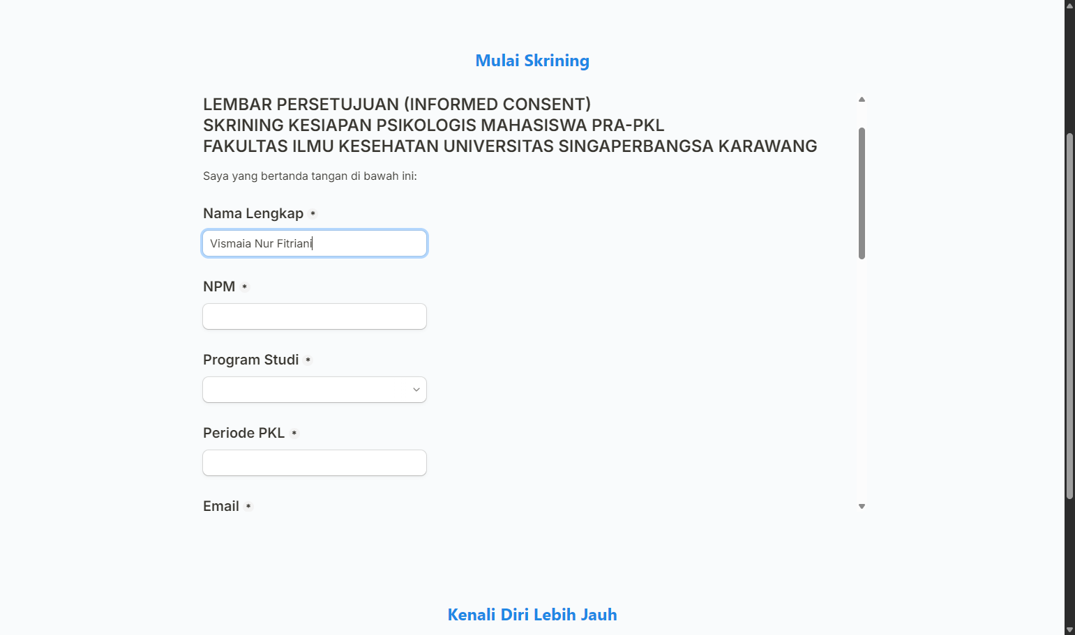 Isi Identitas