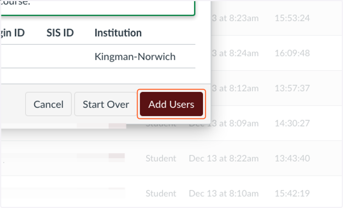 Click on Add Users