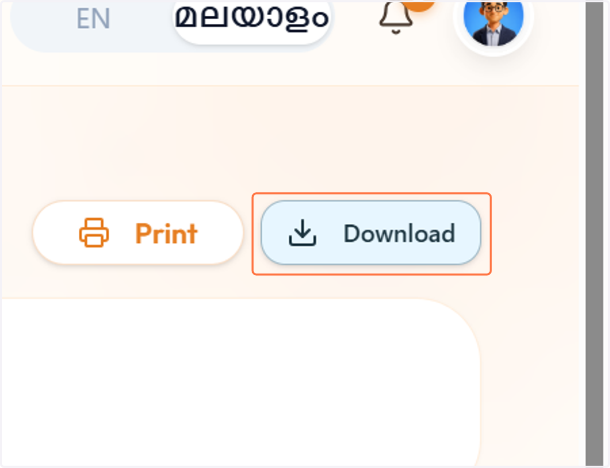 You can download it as a PDF by clicking Generate.