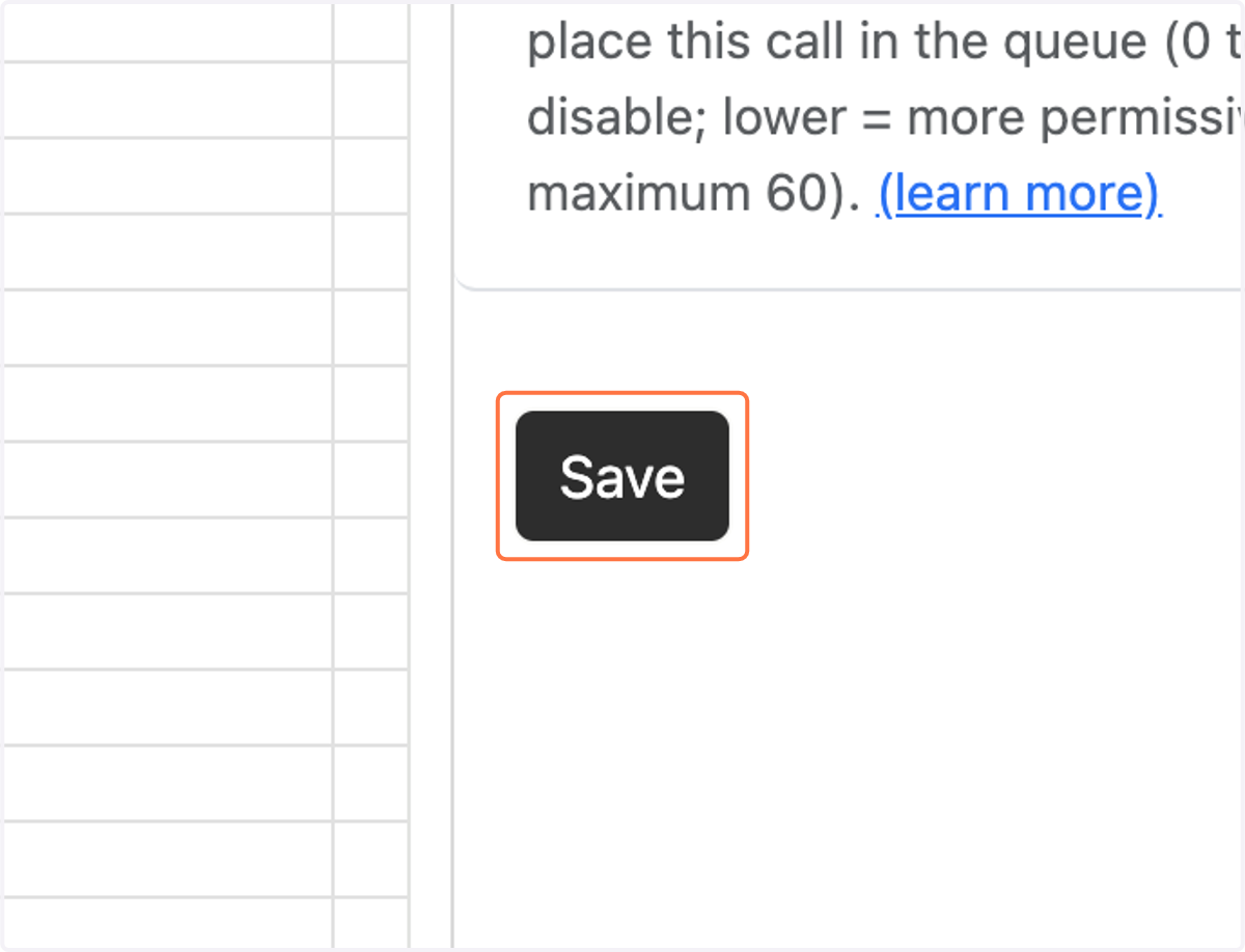 Click on Save