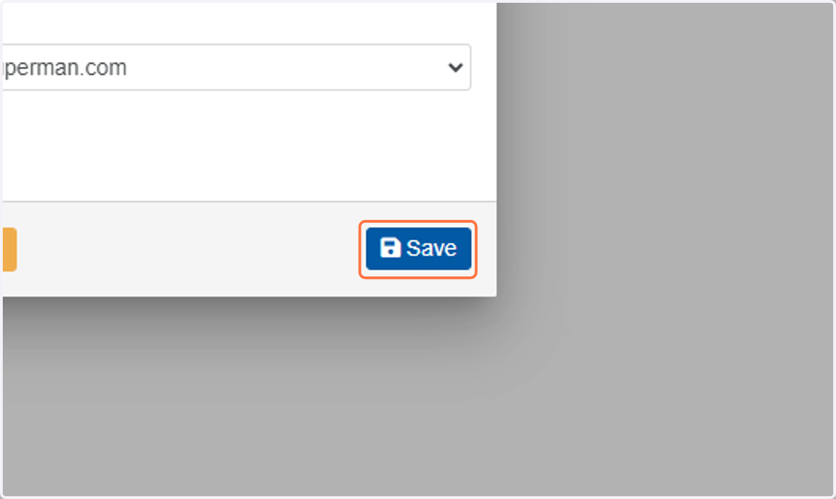 Click on Save