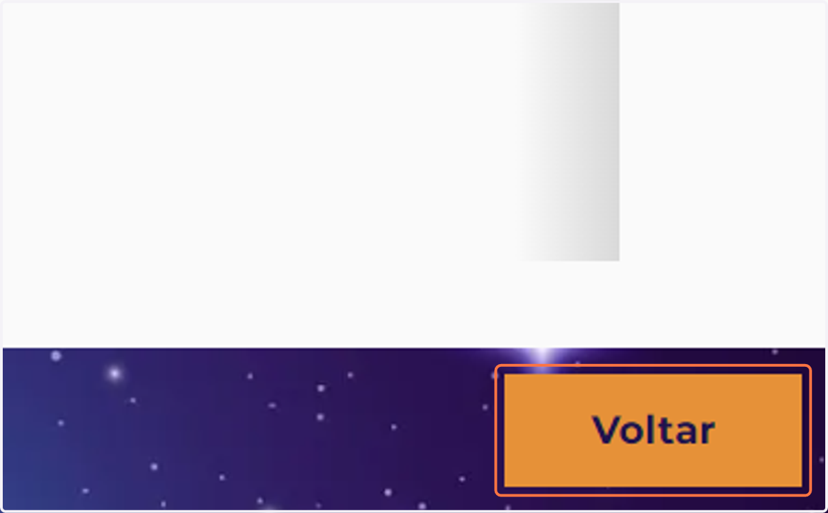 Clique em Voltar