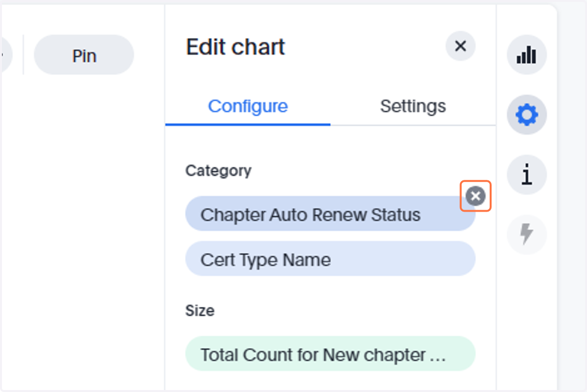 Click on x button for chapter auto renew status