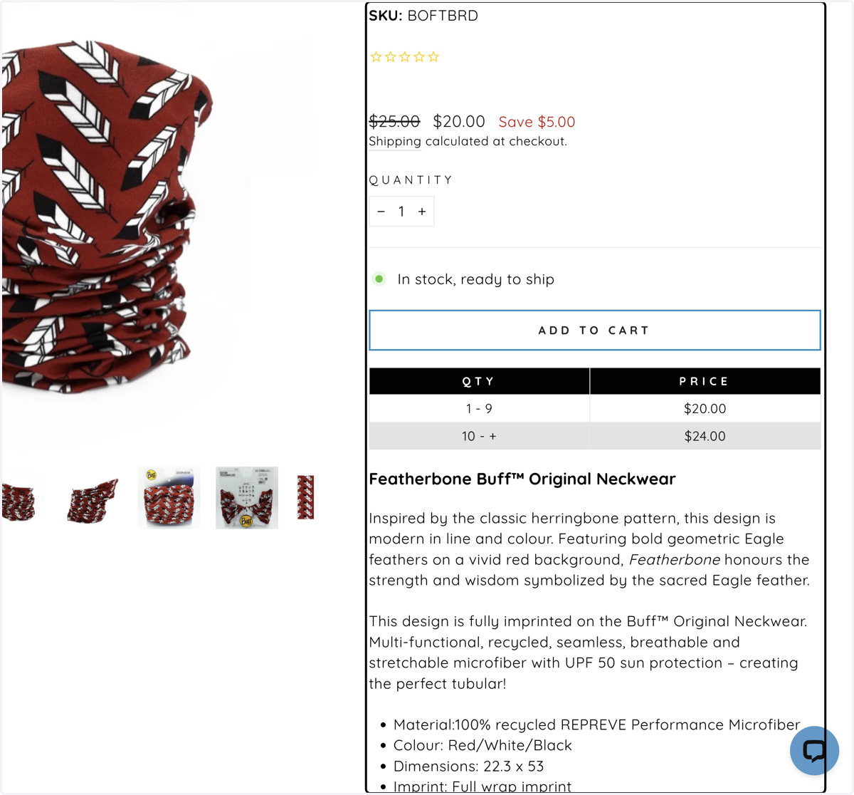 Click on ADD TO CART