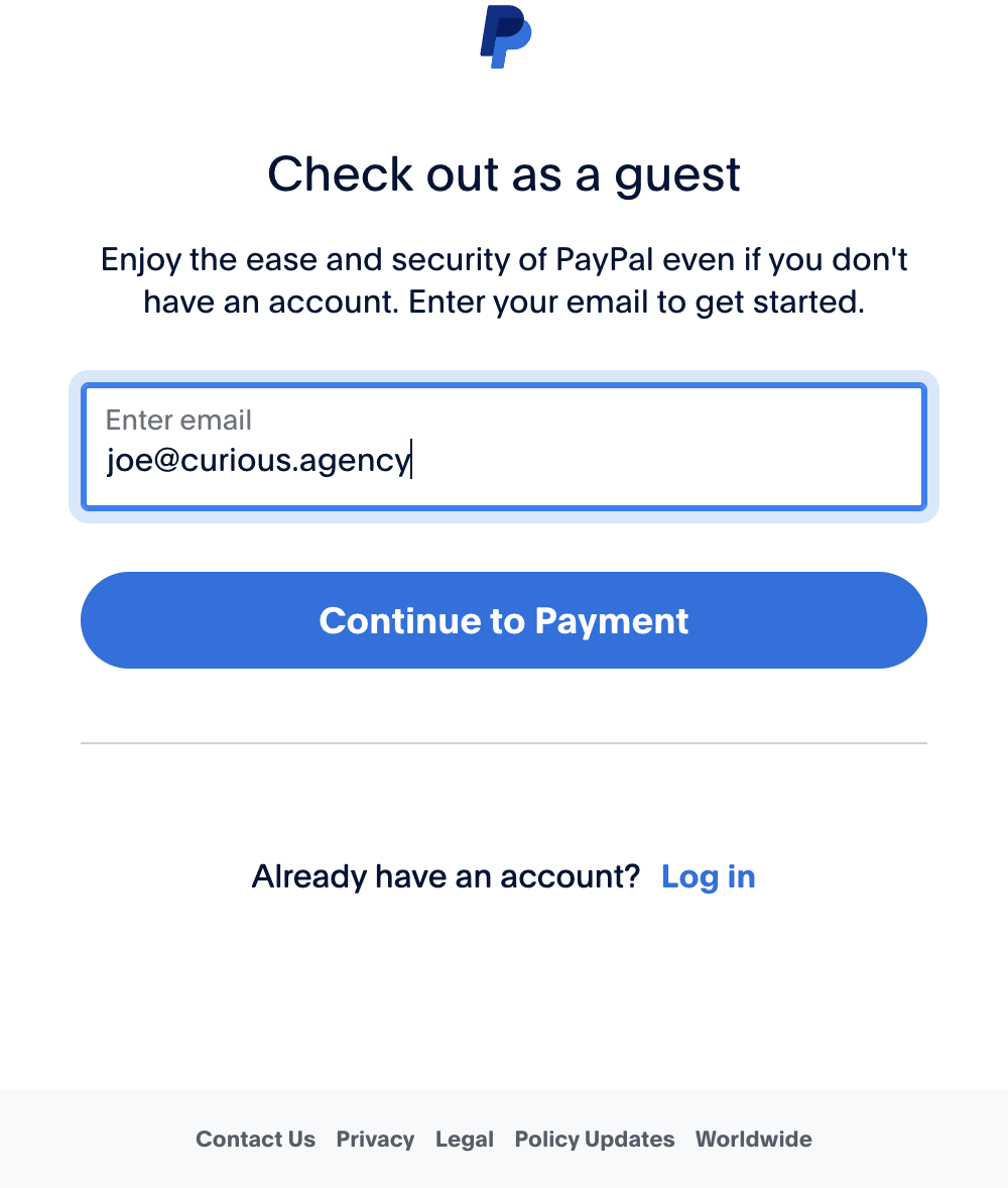 Enter your email address