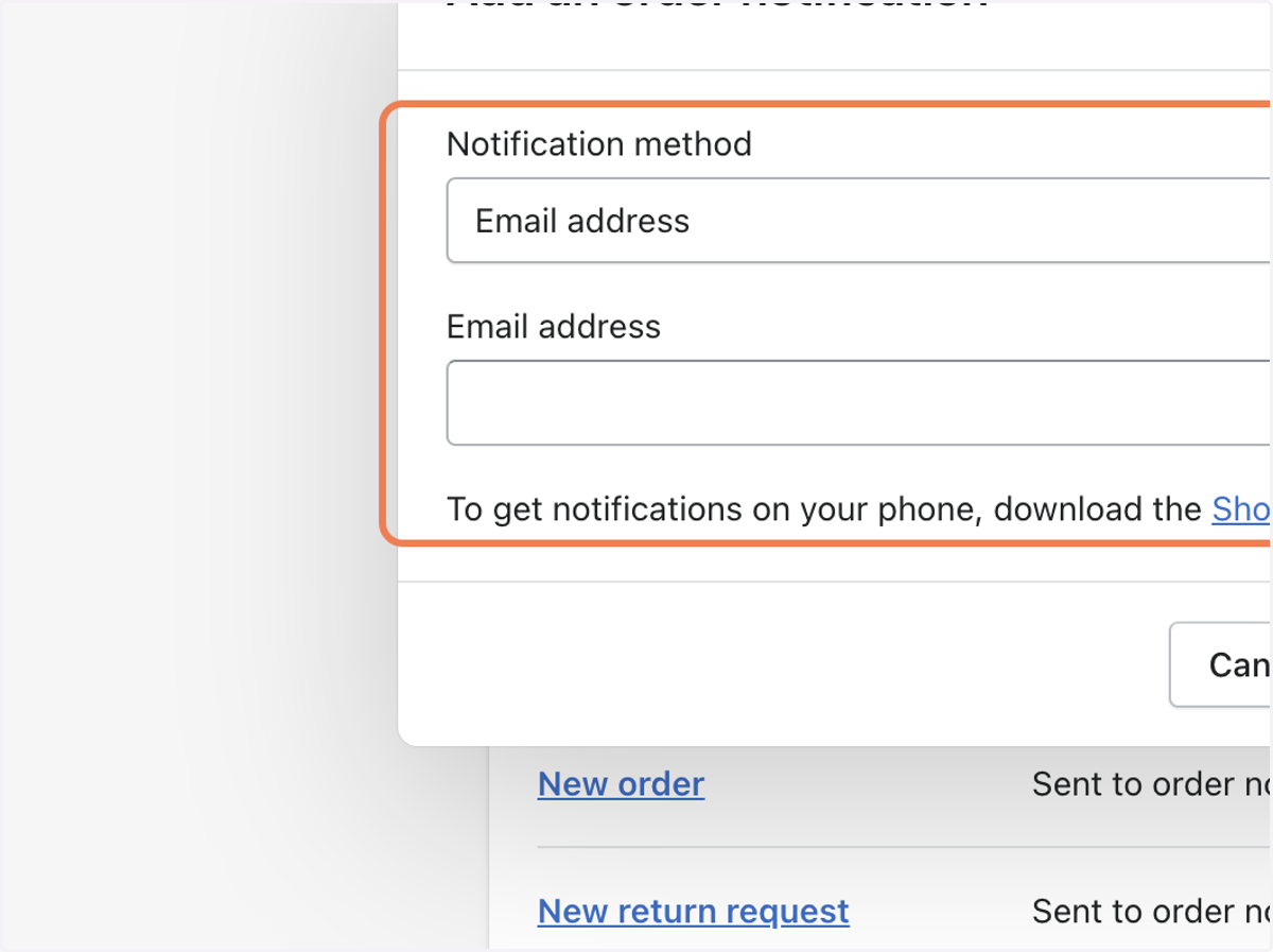 Click on Add recipient
