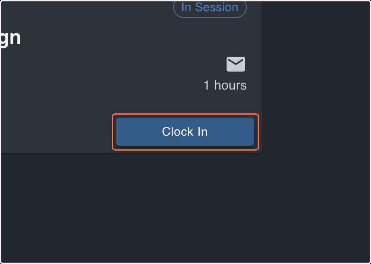 Clock-In to Eligible Courses